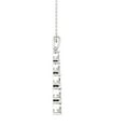 thumbnail image 2 of Araiya 10K White Gold Round Diamond Drop Pendant with Sterling Silver Chain Necklace (3/4 cttw, I-J Color, I2-I3 Clarity), 18", 2 of 5
