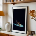 thumbnail image 5 of Orange water - Photography Minimalist Lemon Cocktail Bar Fruit Moody Kitchen Decor Black Framed Wall Art Print 5 x 7 inches, 5 of 8