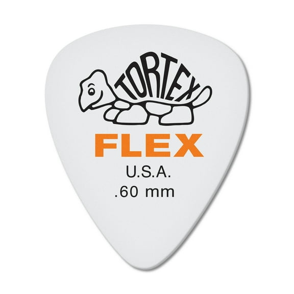 Dunlop 428 Tortex Flex Standard Guitar Picks - 72 Pack - .60mm