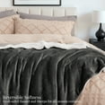 thumbnail image 3 of U by Bedsure Sherpa Fleece Throw Blanket Charcoal - Thick and Warm, Soft and Fuzzy Throw, 50x60 inches, 3 of 9