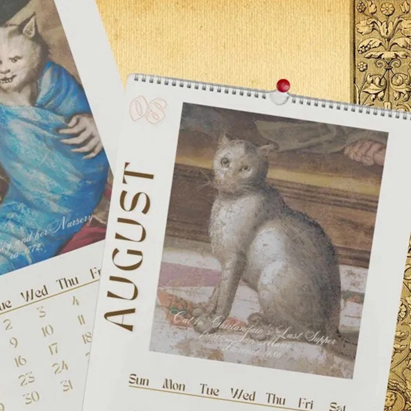 SJENERT 2024 Funny Renaissance Cat Calendar, Hanging Wall Calendar, 12 Month Cat Calendars With Ugly Cat Pictures From The Renaissance - Walmart.com SJENERT 2024 Funny Renaissance Cat Calendar, Hanging Wall Calendar, 12 Month Cat Calendars With Ugly Cat Pictures From The Renaissance - Walmart.com