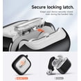 thumbnail image 5 of Suritch Case for AirPods 5/4 Generetion Wireless Earbuds Compatible with MagSafe Charging, with Secure Lock, Carabiner and Cleaning Kit, Black, 5 of 10