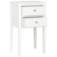 thumbnail image 2 of SAFAVIEH Toby Nautical Rustic Nightstand with 2 Storage Drawers, White, 2 of 5