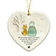 thumbnail image 1 of Adorno de corazón de cristal marino hecho a mano | Colgante de recuerdo de amistad | Decoración para colgar en el árbol de Navidad | Regalo para hermana, amiga o compañera de trabajo, 1 of 3