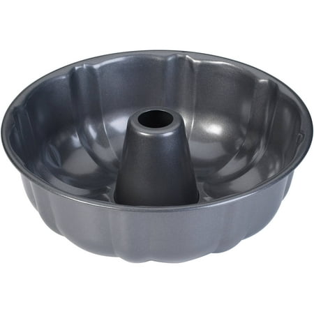 Baker's Advantage 10 Inch Nonstick Fluted Cake Pan,