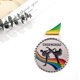 thumbnail image 5 of Juego deportivo Medallas Ganador Premio Hornear Pesca Taekwondo Medallas (Plata) Ndcxsfigh Nuevos Originales, 5 of 5