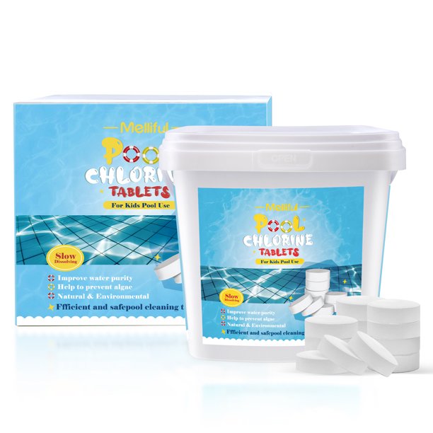 Melliful 330 Pcs Pool Chlorine Tablets, Long Lasting Chlorine Tablets