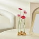thumbnail image 5 of Jarrón Hidropónico con Soporte de Bambú para Arreglos Florales, Ideal para Decorar El Hogar, La Sala de Estar, El Comedor, El Estudio o La Oficina., 5 of 7