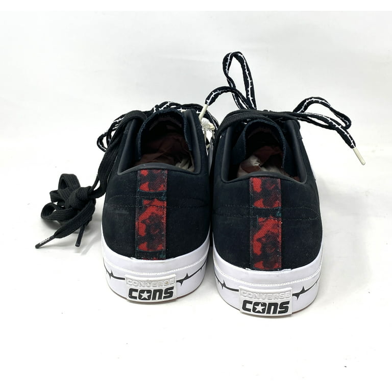 Converse CONS One Star Pro OX Low Top Black Women Suede Sneakers