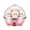 Pink, variant on M Buder Electric Egg Cooker Double Layer 14 Capacity Boiler with Auto Shut-Off Feature Measuring Cup Included Perfect for Steamed Vegetables Breakfast Preparation Pink 110V US Plug Edition