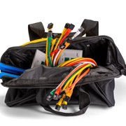 NTW Click on/Lockable RJ45 Plug Protector CAT5e/Cat6/Cat6a/Cat7/Cat8 Ethernet Head Dust Covers (100 Pack)-Black
