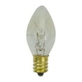 thumbnail image 3 of Northlight C7 Transparent Christmas Replacement Bulbs - Clear - 4ct, 3 of 3