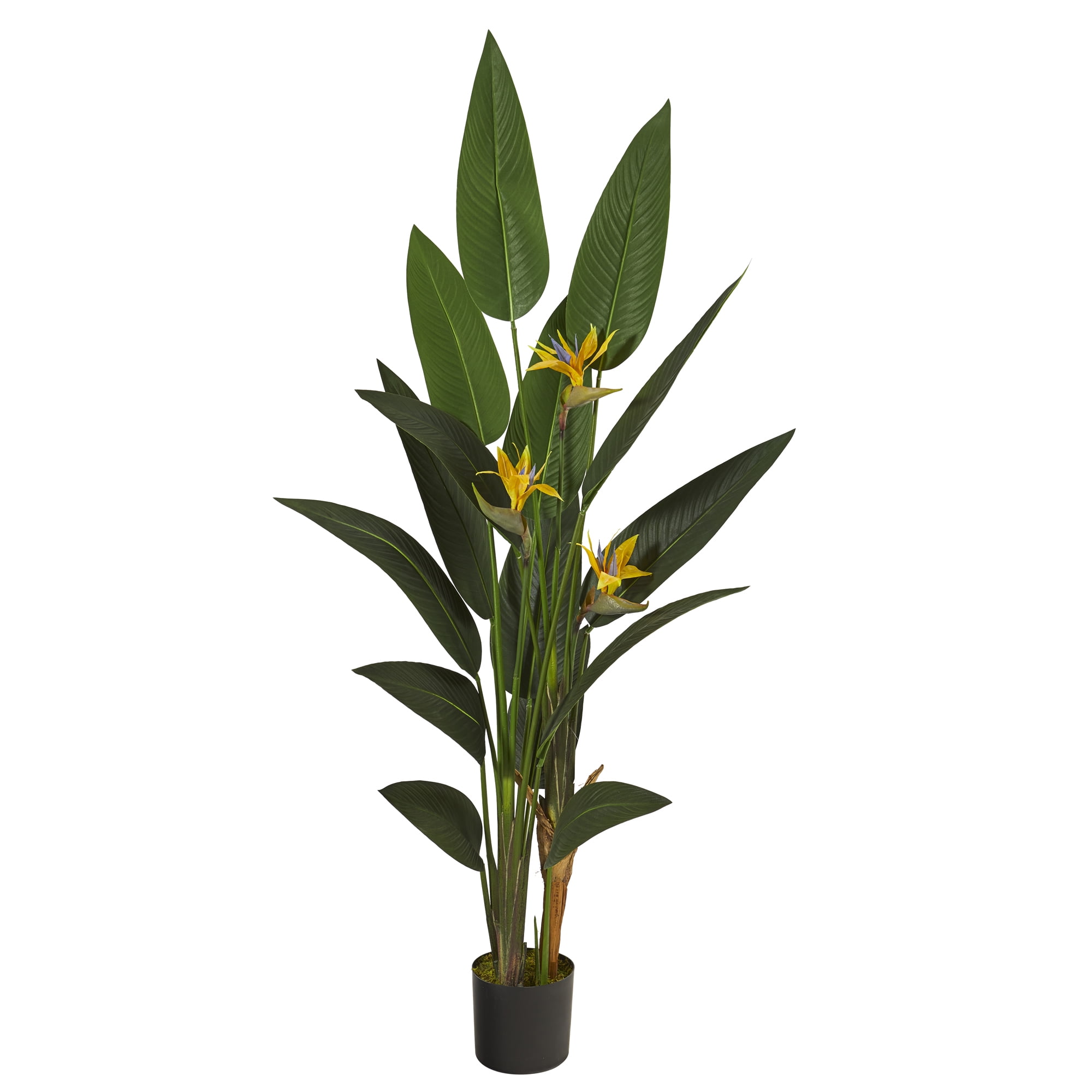 Bird of Paradise Artificial Plant Realistic Nearly Natural 4.5’ Home Decoration 
