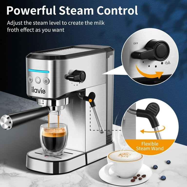 Commercial Steam Milk Frother Pump Pressure Steam Milk Foam Machine Coffee Milk  Frother Milk Steamer - AliExpress