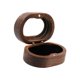 thumbnail image 4 of Caja de madera para guardar anillos, joyero, diseño rústico retro. Doble Solt, 4 of 9
