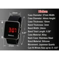 thumbnail image 2 of Blekon Collections Digital Quartz Womens LED Dial Silicone Strap Watch, 2 of 5