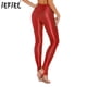 thumbnail image 2 of Leggings brillantes con estribo para mujer, mallas de cintura alta elástica, pantalones para gimnasio, Yoga, pantalones de entrenamiento, pantalones deportivos para correr con Control de barriga, 2 of 5