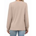 thumbnail image 6 of Ronuti Fall Sweatshirts for Women Long Sleeve Shirts Fashion Casual Crew Neck Pullover Tops, 6 of 10