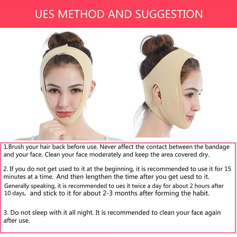 The Slimming Strap for Face,Reusable Face Lift Chin Up Tape