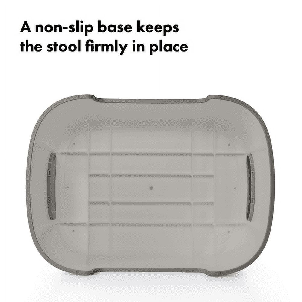 OXO Tot Anti-Slip Step Stool, Drizzle, Supports Up to 200 lbs, Toddler & Kids Use