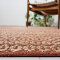 thumbnail image 4 of SAFAVIEH Natural Fiber Kalisha Geometric Area Rug, Natural/Rust, 5' x 8', 4 of 8
