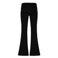 thumbnail image 7 of SNKSDGM Women's Plus Black Dress Pants Women Plus Size Summer Pants for Women 2025 Vacation Tall Womens Solid Color Large Folding Bottom Pants Sports Pants Elastic Bottom Pants, 7 of 7