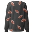 thumbnail image 6 of CAIXIA Football Women Sweatshirts Fashion Trendy Crewneck Fall Basic Tops Long Sleeve Pullover Drop Shoulder Graphic Women Sweater Spring Fall Clothes 2026, 6 of 6