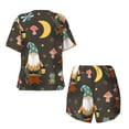 thumbnail image 2 of Sigee Gnome Insect Frog for Sleepwear Casual Pjs with Pockets Women's Pajamas Sets Shorts 2 Piece Short Sleeve Lounge Sets X-Large, 2 of 9