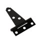 thumbnail image 1 of RUNROTOO 2Ud Bisagras Resistentes Para Puertas En T De Hierro Negro Con Seis Orificios Para Fijación Estable, 1 of 7