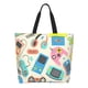 thumbnail image 1 of Disketp Playing Video Games Bolsa Tote Estampada para Mujer, Bolso de Hombro y de Mano para Compras y Viajes, 1 of 8