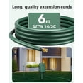 thumbnail image 6 of BN-LINK 7 Day Heavy Duty Outdoor Digital Stake Timer, 6 Outlets, Weatherproof, BNC-U3S, Perfect for Outdoor Lights, Sprinklers, Christmas Lights, 6 of 7