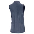 thumbnail image 3 of Women's Antigua Heather Navy New York City FC Recap Sleeveless Polo, 3 of 3