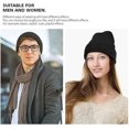 thumbnail image 4 of Gorro de Invierno para Hombre y Mujer, Gorro de Lana, Negro, Diseño clásico, Moderno, Suave, elástico, Transpirable JM sombrero, 4 of 5