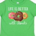 thumbnail image 4 of Inktastic Life is Better with Donuts Boys or Girls Toddler T-Shirt, 4 of 5