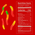 thumbnail image 7 of Kervan Candy Bebeto Gummy Worms - Fruity, Soft & Sweet Gummy Candy Bulk for Kids, Gift Snacks and Parties - Classic Worms Gummies Big Party Size Bag (5 lbs), 7 of 7
