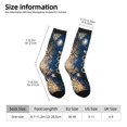 thumbnail image 2 of Balery Happy New Year 2024 (3) Calcetas Largas con Estampado para Hombre y Mujer – Suaves y Transpirables, Talla Única (US 5-11), 2 of 6