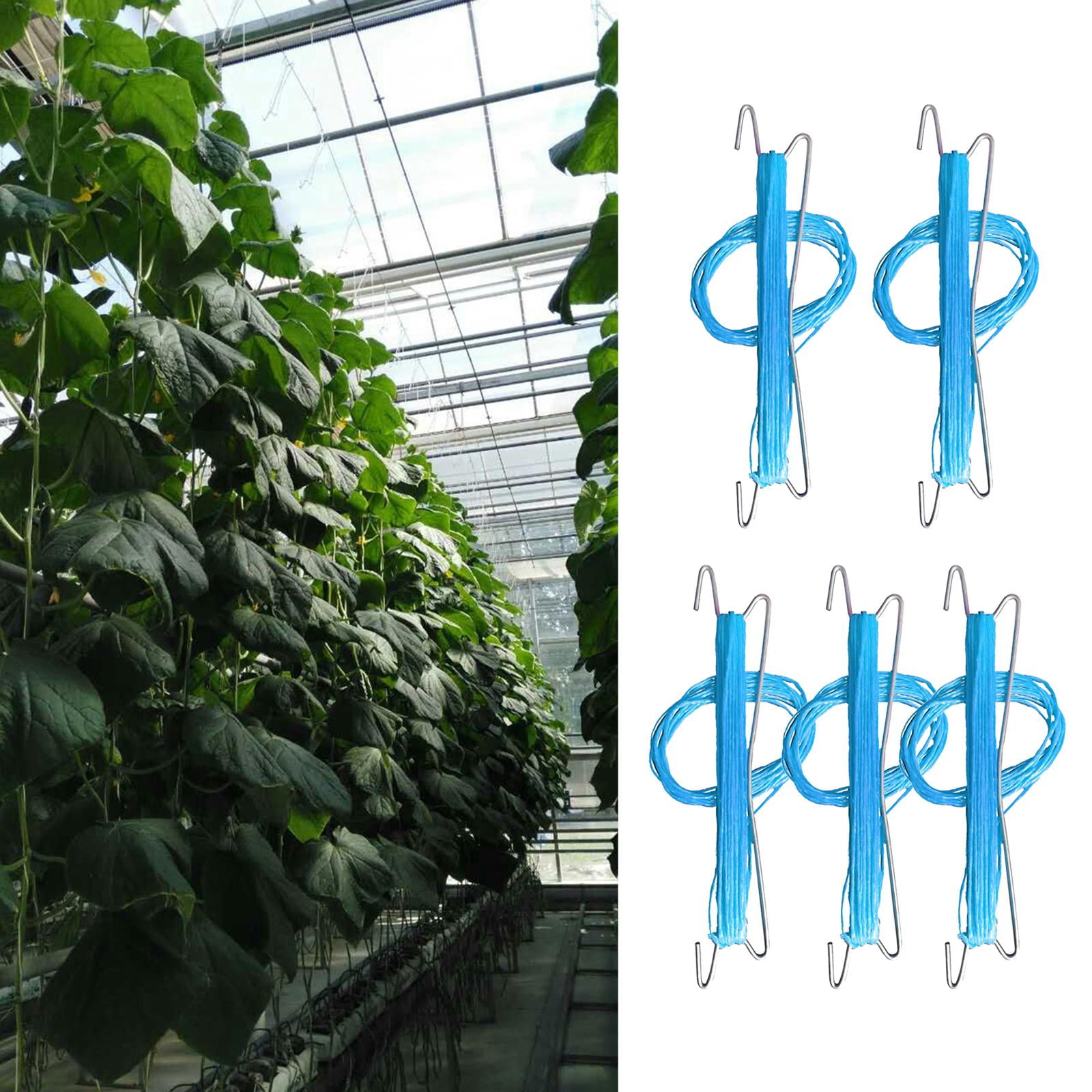 MAGIDEAL 3x Plant Climbing Hooks, Tomato Support J Hooks Garden Hooks for Cucumber, Tomato, Melon, Pea And Pepper Plants.