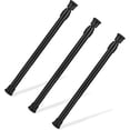 thumbnail image 1 of fuzhong-3 Pcs Tension Rod, Short Tension Rod, No Drilling Small Tension Rods for Closet, Rustproof Spring Rod, Mini Thin Tension Rods for Cabinets, Cupboard, Wardrobe Bars, Bookcase, Black (10-15.7, 1 of 4