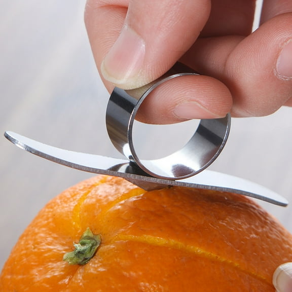 Teissuly Orange Peeler Citrus Peelers Stainless steel Affordable Orange Peeler Tool Easy Fruit Slicer Cutter Peeler Remover Kitchen Accessories Knife Cooking Tools Kitchen Gadget