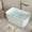 White 01, variant on 49" Acrylic Freestanding Soaking Bathtub with Seat,Square Soaking Hot Ice Bath Tub,White