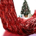 thumbnail image 4 of 3000 Pcs Christmas Tree Tinsel Metallic Red Icicle Strands Hanging Foil Fringe Tinsel Curtain Decorations for Xmas Wedding Birthday Party Holiday Home Decor 19.6 inch By HXRH, 4 of 7
