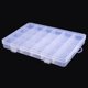 thumbnail image 5 of Caja de plástico con 24 compartimentos de ckepdyeh, contenedor para guardar joyas, cuentas y manualidades, 5 of 8