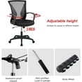 thumbnail image 7 of BestOffice Ergonomic Office Chair, Lumbar Support, Adjustable Height with Armrests for Adults(Black), 7 of 7