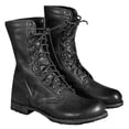 thumbnail image 1 of A38Retro Hombres Punk Moto Botines Zapatos de combate con cordones, 1 of 4