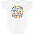 thumbnail image 3 of Inktastic I Love My Brother Autism Awareness Boys or Girls Baby Bodysuit, 3 of 5