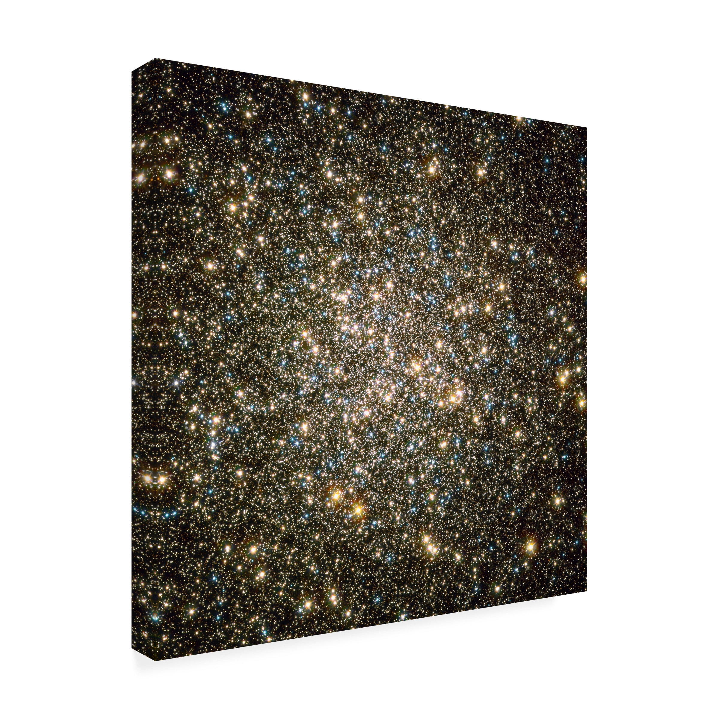 Trademark Fine Art Print Collection A Celestial Snow Globe of Stars Canvas Wall Art - 35x35