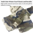 thumbnail image 3 of Lojalitet Winter plush thick student warm scarf camouflage scarf, 3 of 5