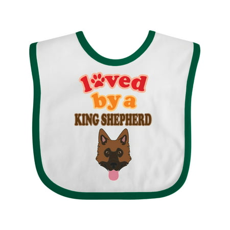 

Inktastic King Shepherd Dog Lover Gift Gift Baby Boy or Baby Girl Bib
