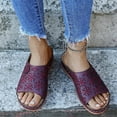 thumbnail image 5 of Leather Soft Footbed Orthopedic Arch Support Sandals for Women Embroidered Shoes, 5 of 5