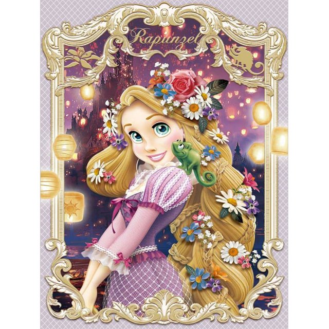 Kit de pintura de diamante Drill Princess Le Pei decoración de pared redonda completa 40x50cm (A2301) Hugtrwg Para estrenar